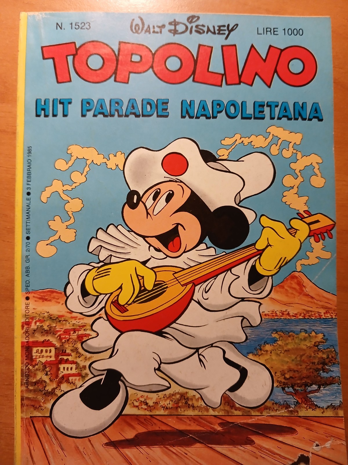 Topolino nr.1523 (edizioni Mondadori,1985)