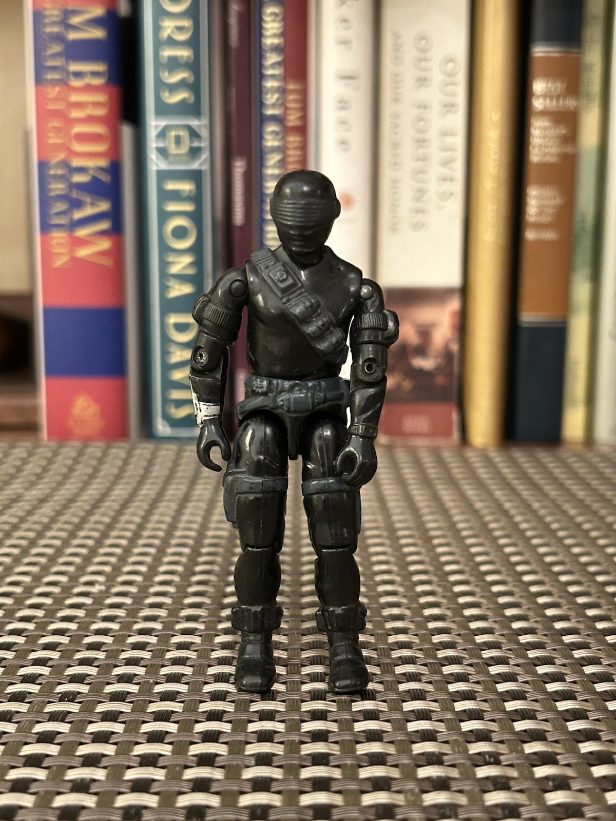 Vintage 1985 GIJoe Snake Eyes V2 ARAH Loose Action Figure Hasbro