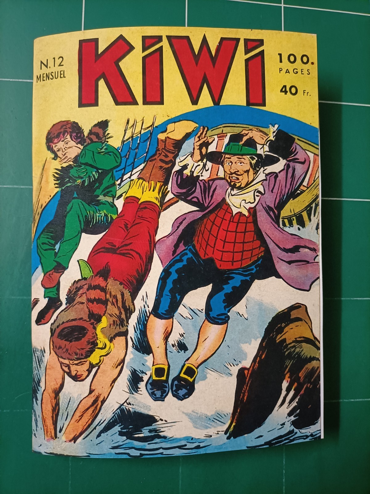KIWI  n°  12  /  Août  1956  /  Couverture Photocopie   / Ed : LUG