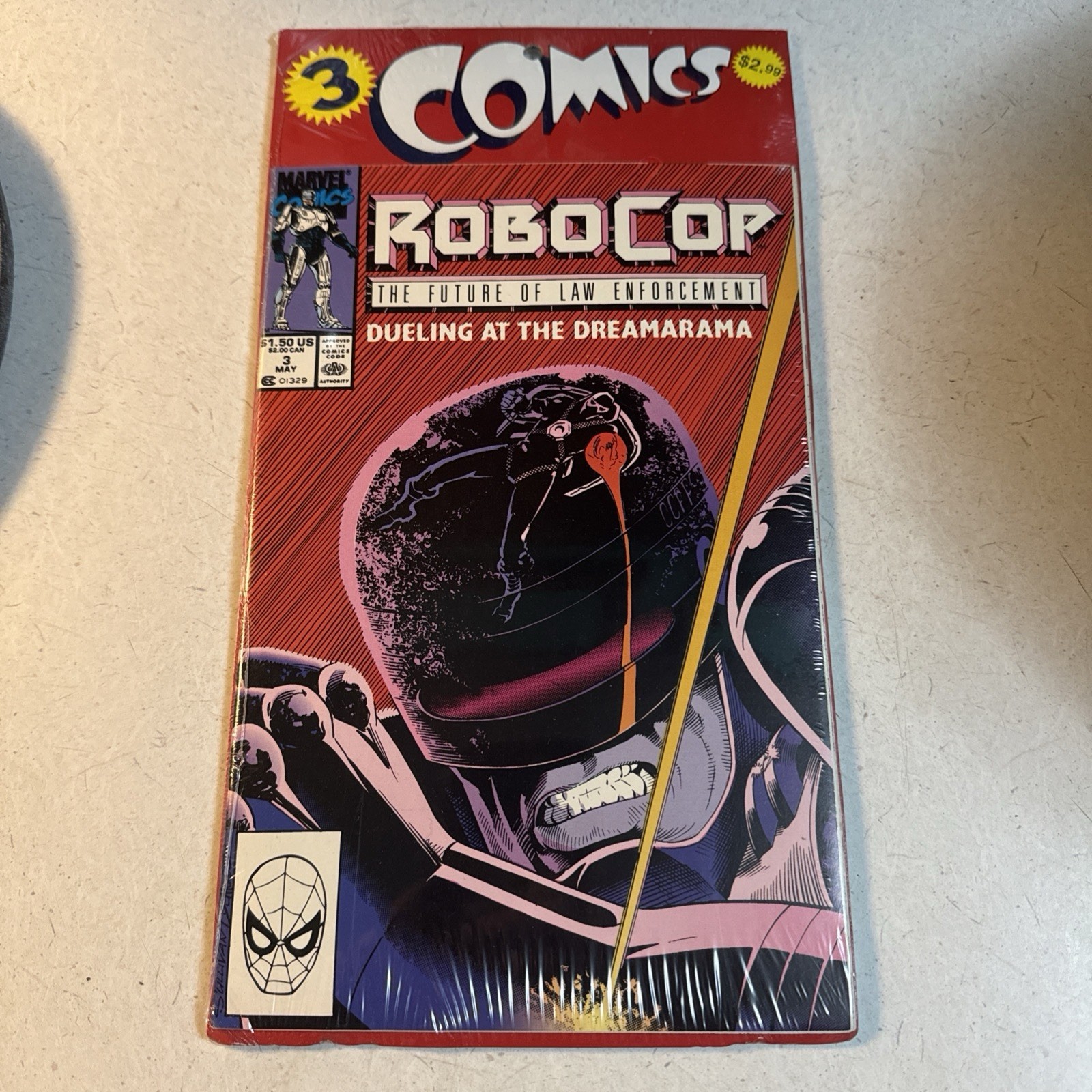 ROBOCOP Marvel 3 fumetto confezione SIGILLATA!  1990 2+3+? NUOVO