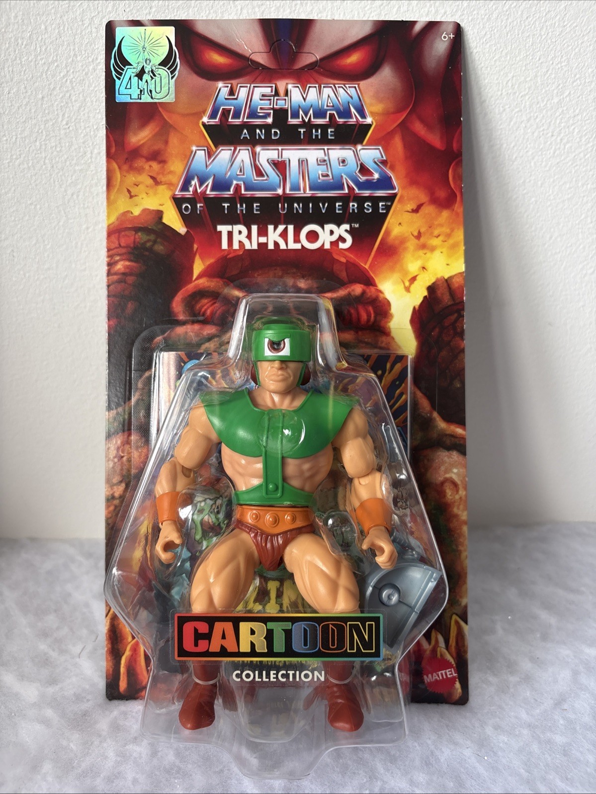 Masters of the Universe Tri-Klops cartone animato action figure giocattolo da collezione