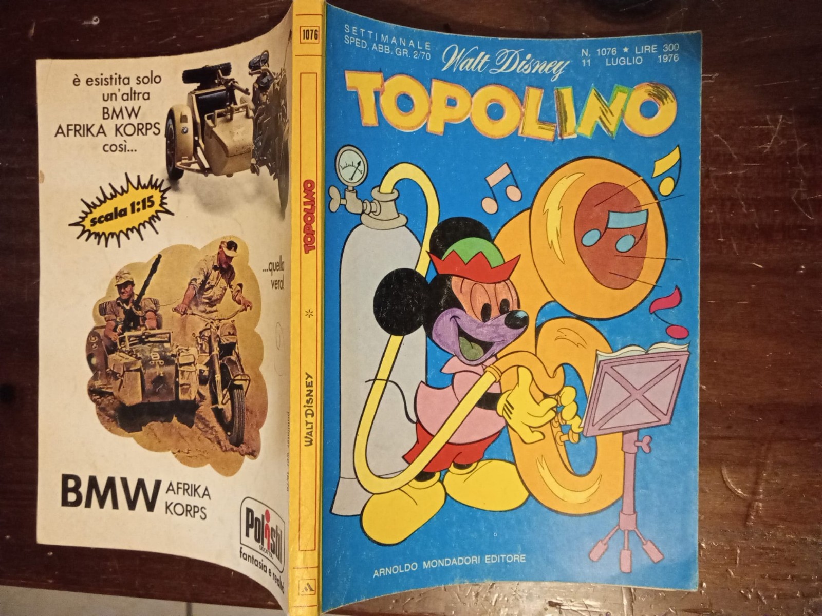 TOPOLINO LIBRETTO N 1076 1976 CON BOLLINO OTTIME CONDIZIONI