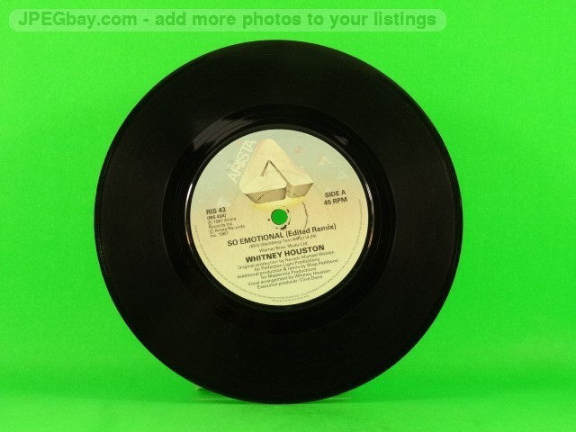 HOUSTON,WHITNEY SO EMOTIONAL (PLAIN SLEEVE) (1) (137) 7" ARISTA