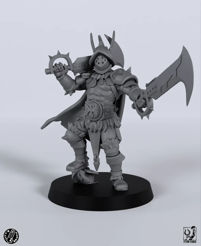 Buso Mas the Massacrator - Pit-Fighters - Miniatura Fantasy in resina | DnD | GDR