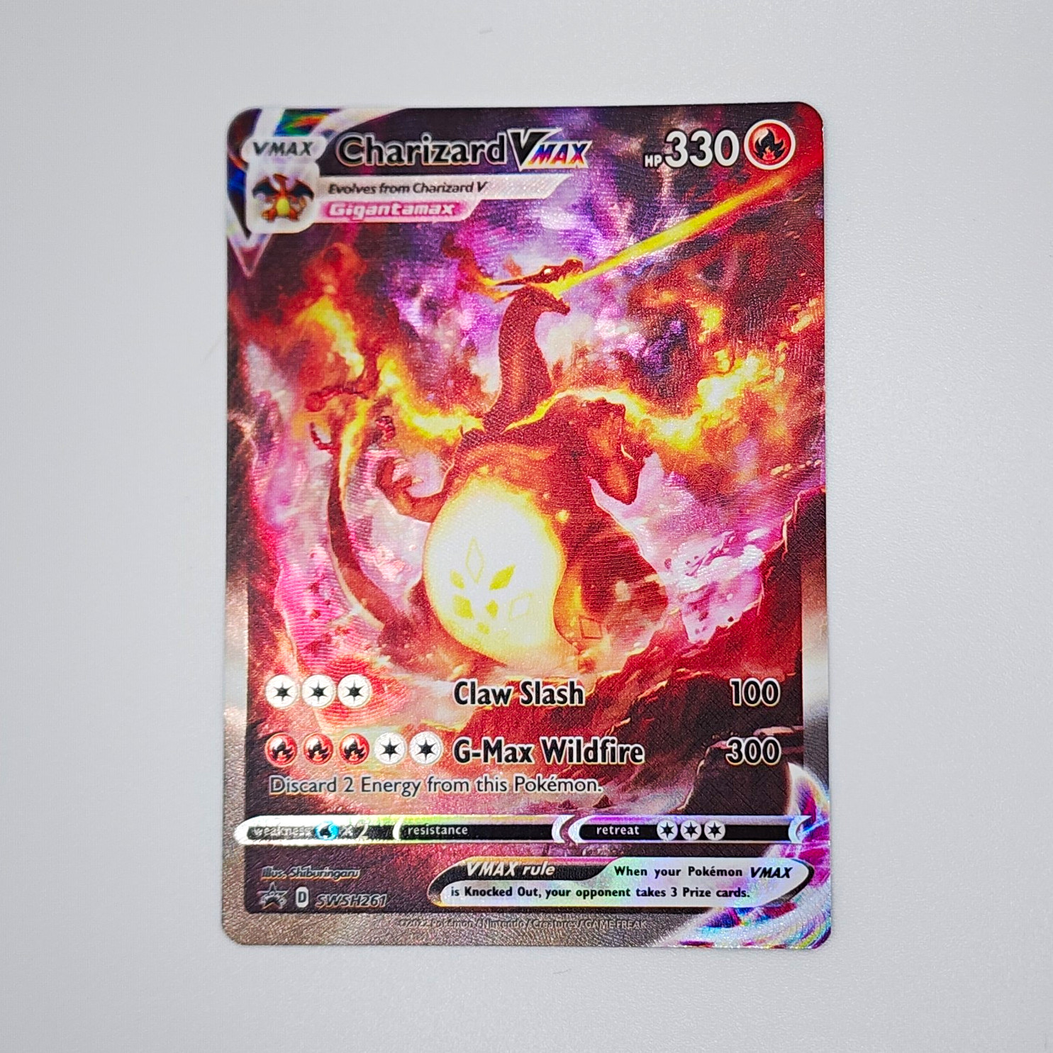 Pokémon TCG: Charizard VMAX SWSH261 SWSH Promo Holo IT