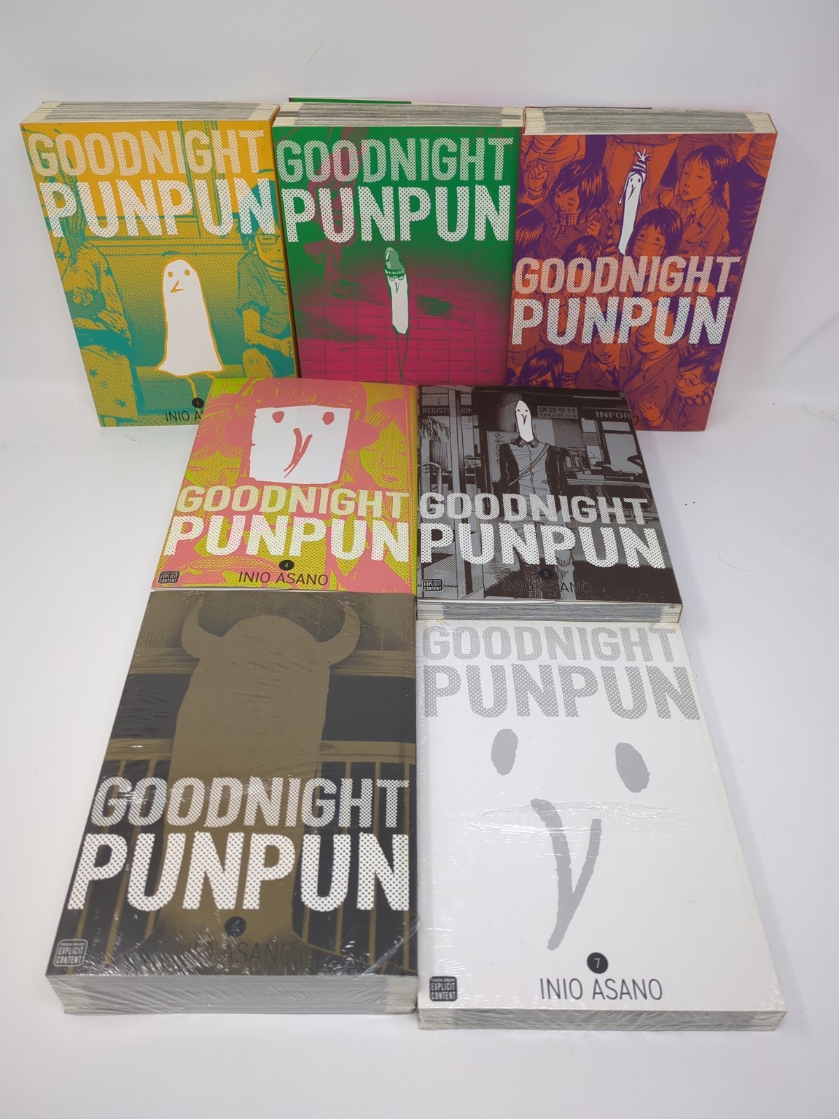 Goodnight Punpun Manga Volumi 1-7 Inglese US Viz Media Trade Libro tascabile TPB