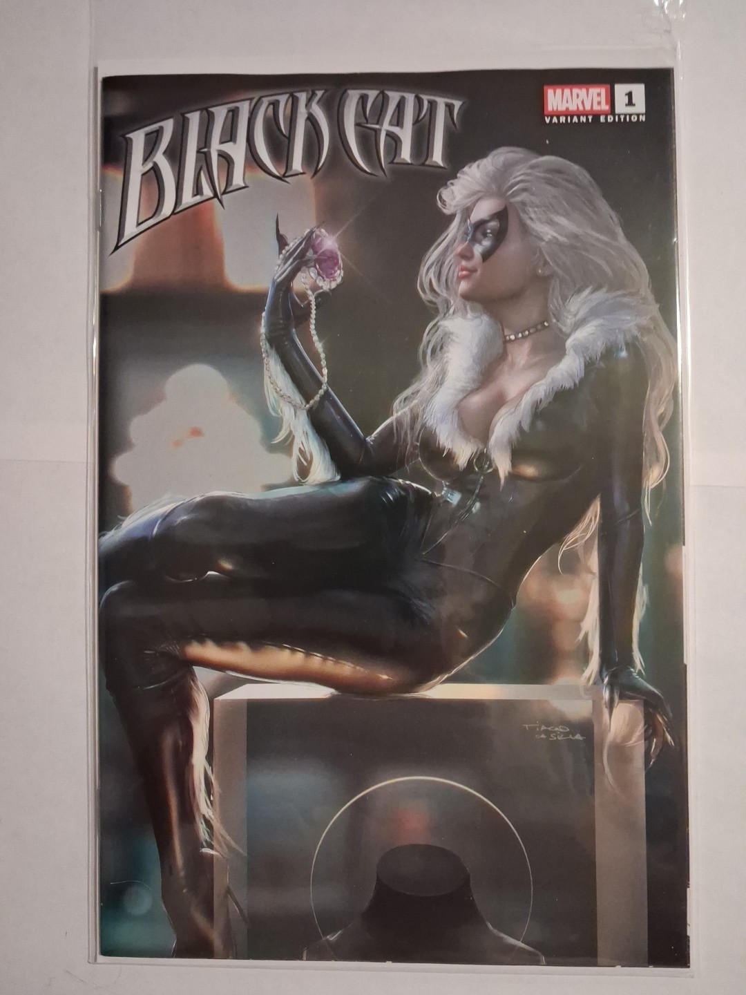 Black Cat #1 VARIANTE COMMERCIALE Tiago Da Silva variante esclusiva LMT 3000 2025