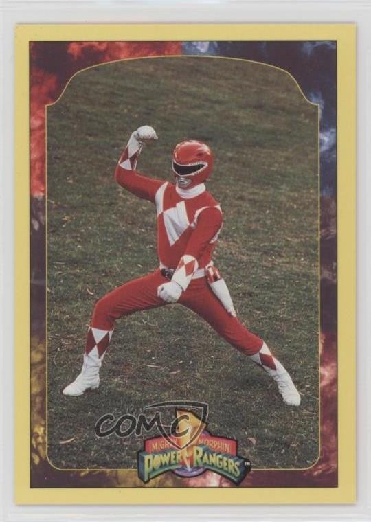 1994 Collect-A-Card Mighty Morphin Power Rangers Serie 2 The Red Ranger 0b6