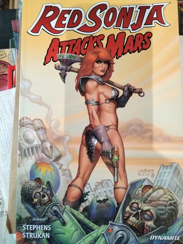 Red Sonja Attacks Mars TPB (2026 Dynamite) #1-1ST