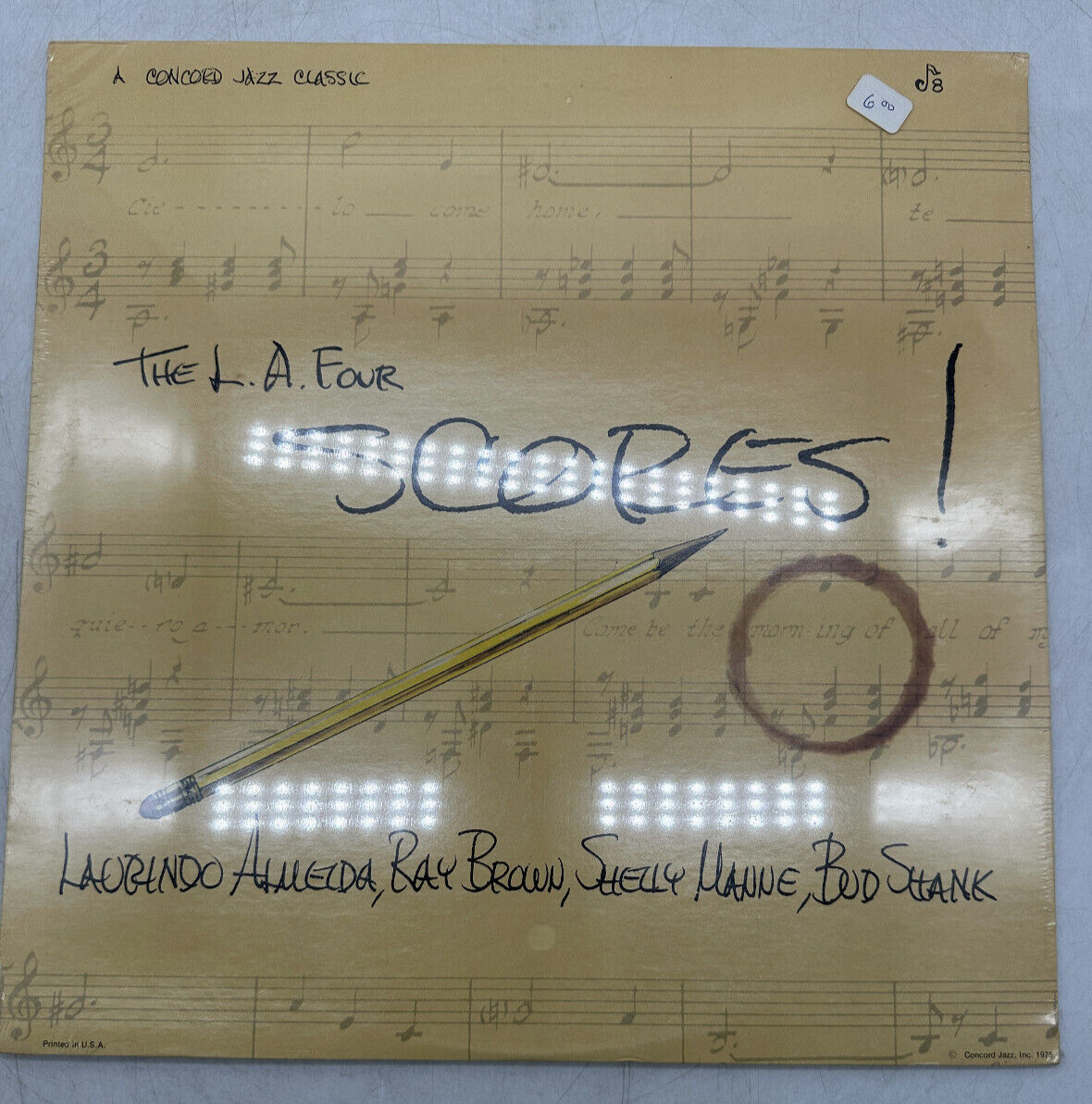 The L.A. Four Scores! Concord Jazz CJ-8 Almeida Brown Manne Shank NEW Sealed!