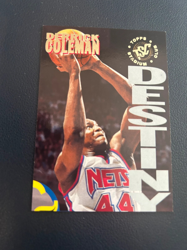 Carte NBA Stadium Club 1994-95 Derrick Coleman
