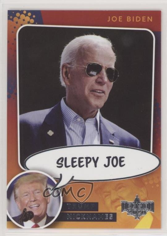 2020 Decisione 2020 Trump Soprannomi Donald Trump Joe Biden #NN11 z9c