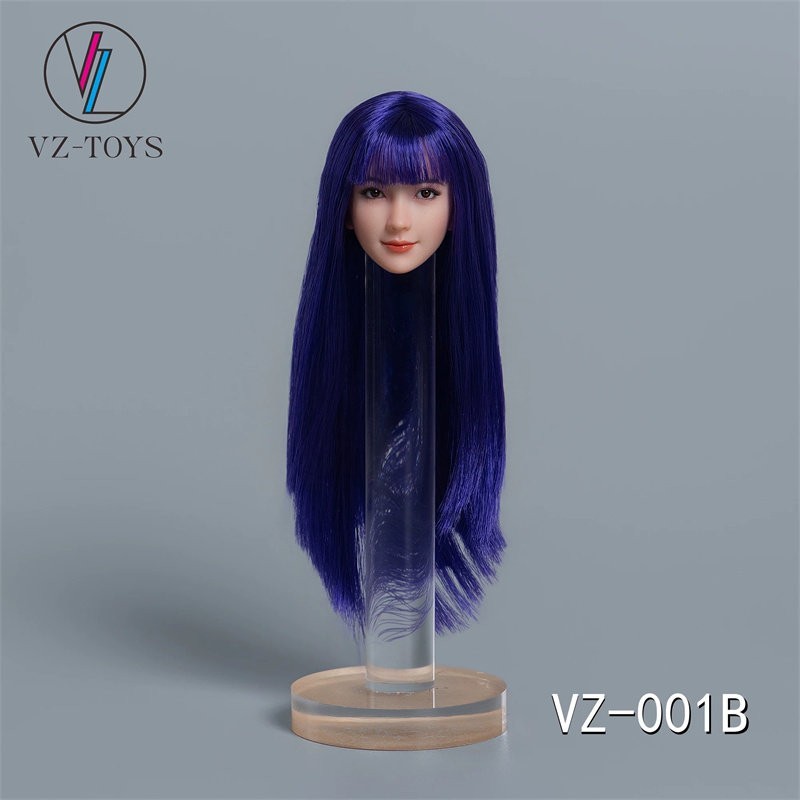 VZTOYS 1/6 Female VZ001B Girl Head Sculpt Moveable Eyes For 12" Action Figure