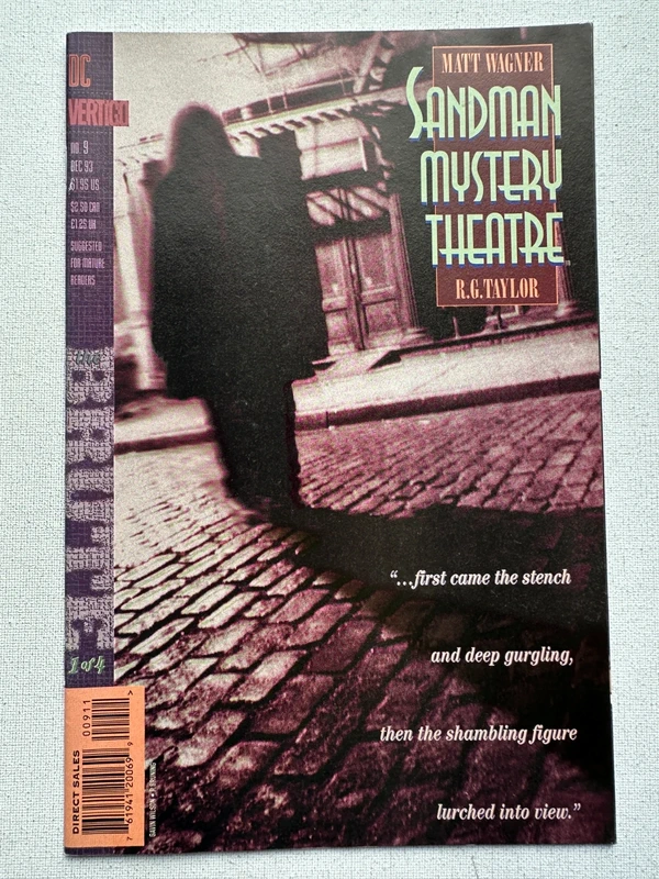 Sandman Mystery Theatre 9 Photo Cover by Gavin Wilson (1993 DC/Vertigo)