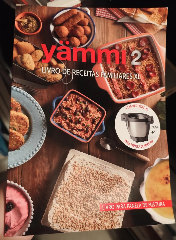 Livro de Receitas Familiares XL - Robot de Cozinha Yämmi 2 (Como Novo)