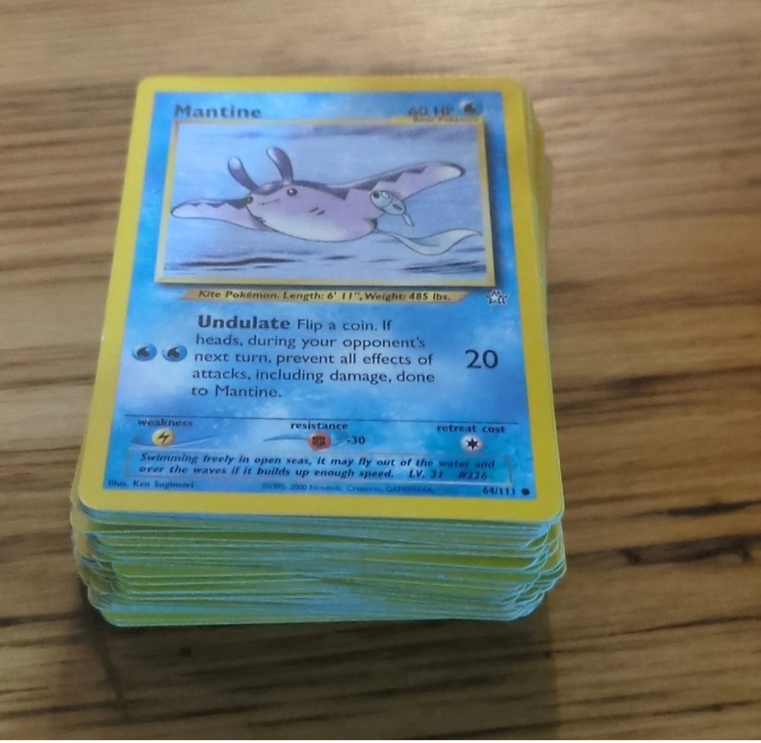Lotto 280 Set Base Ita + Lotto 90 Gym Eng + Lotto Neo Genesis Eng