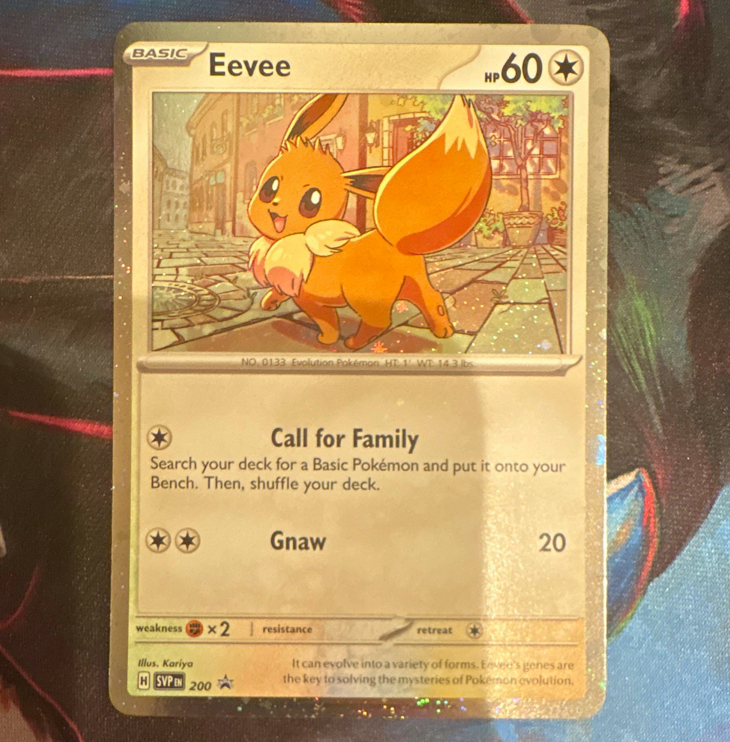 Carte promozionali Eevee SVP200 Cosmos Holo Sv: Scarlet & Violet ENG Pokemon TCG