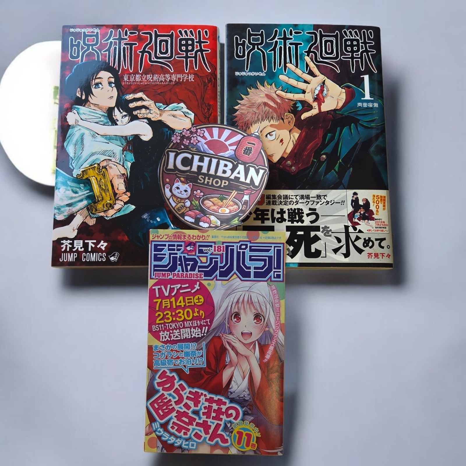 Set di 2 Jujutsu Kaisen Vol.1 e 0 Prima Stampa Edizione 1° Manga Giapponese...