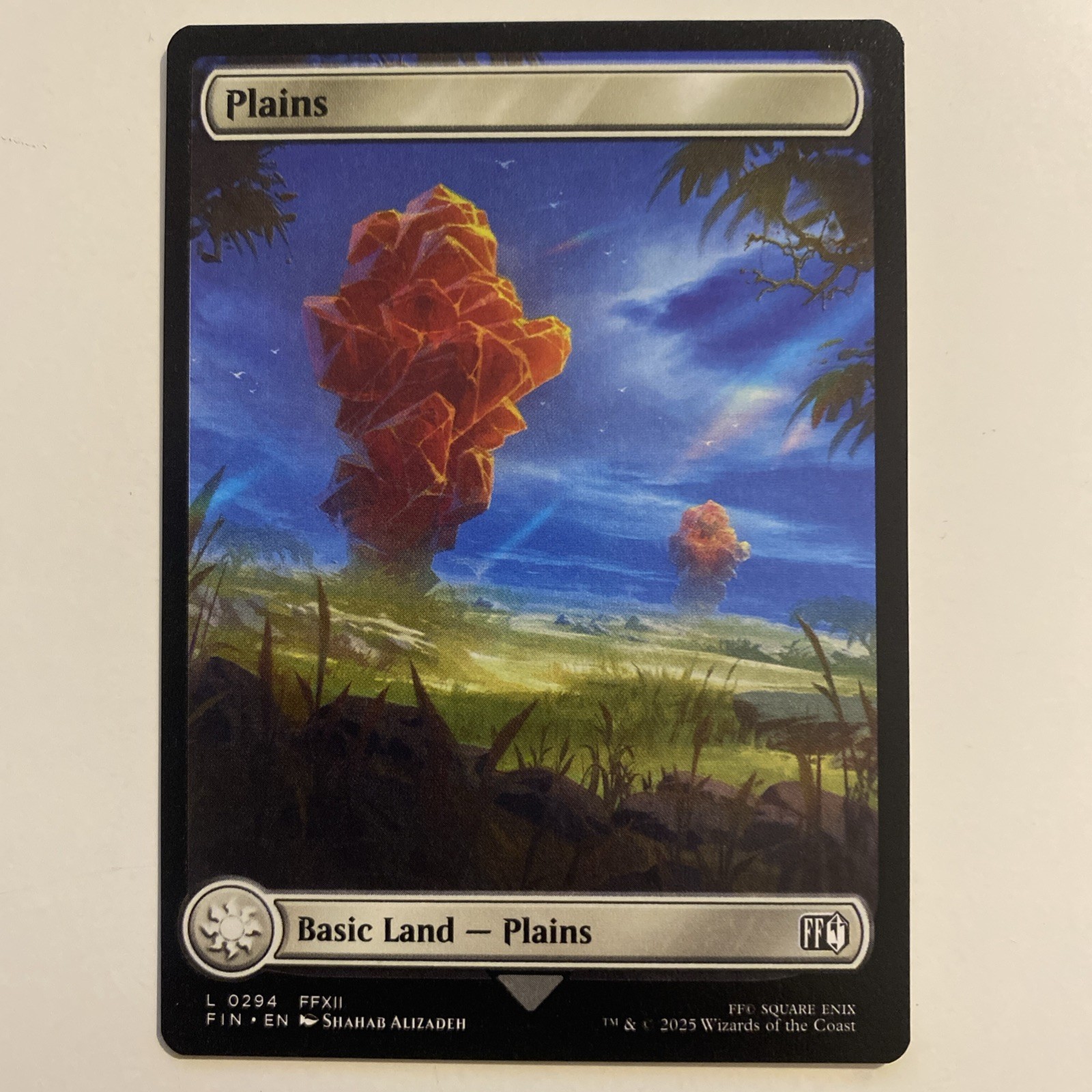 MTG Plains #294 (Full Art) Final Fantasy FIN MTG NM