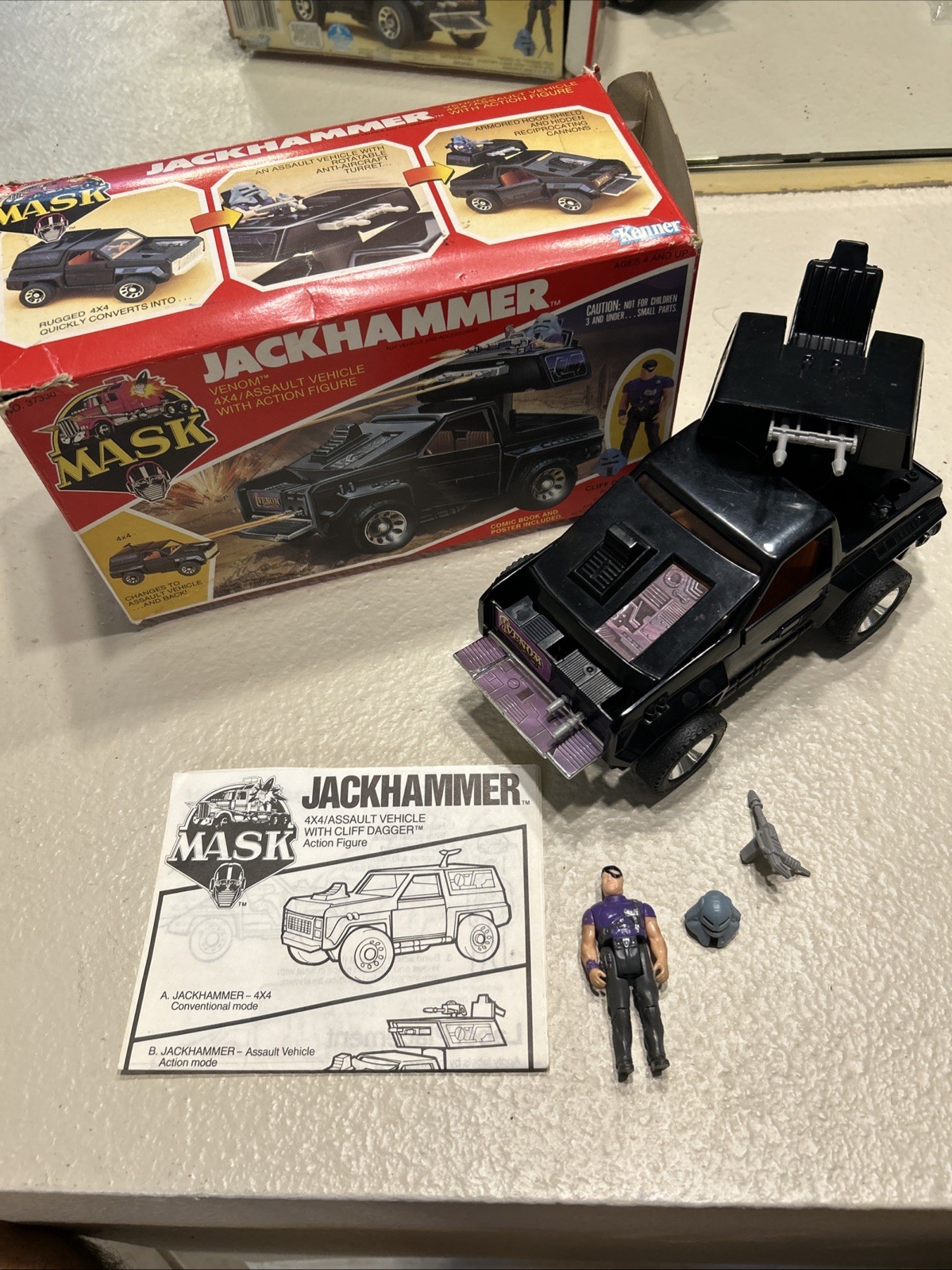 Maschera Kenner Jackhammer completa di scatola con istruzioni
