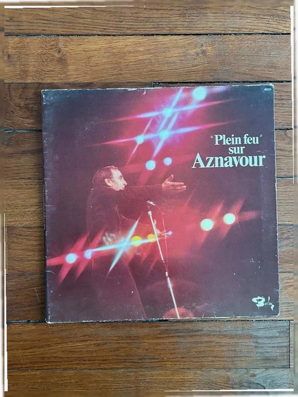 Charles Aznavour – Plein Feu sur Aznavour LP Vinyle Live Olympia 1976 Barclay