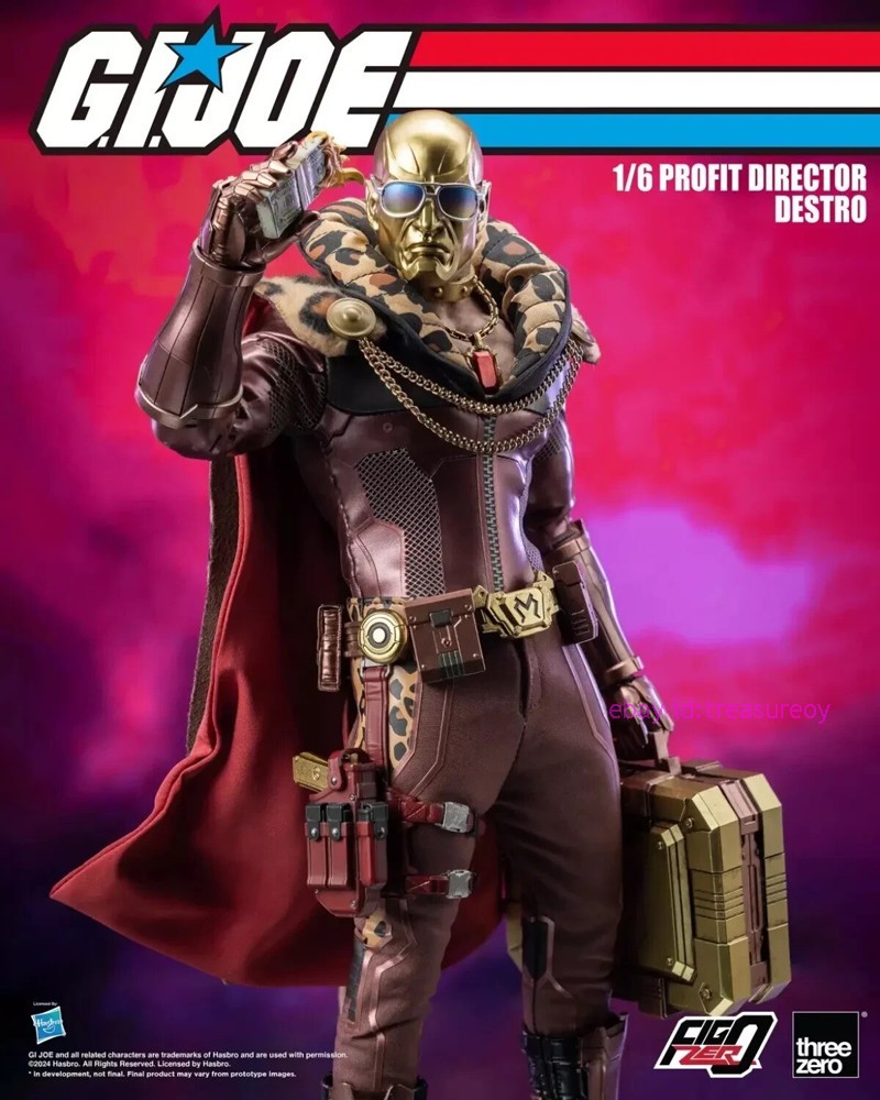 ThreeZero 1/6 G.I. Joe Profit Director Destro Action Figure Toys In Stock 