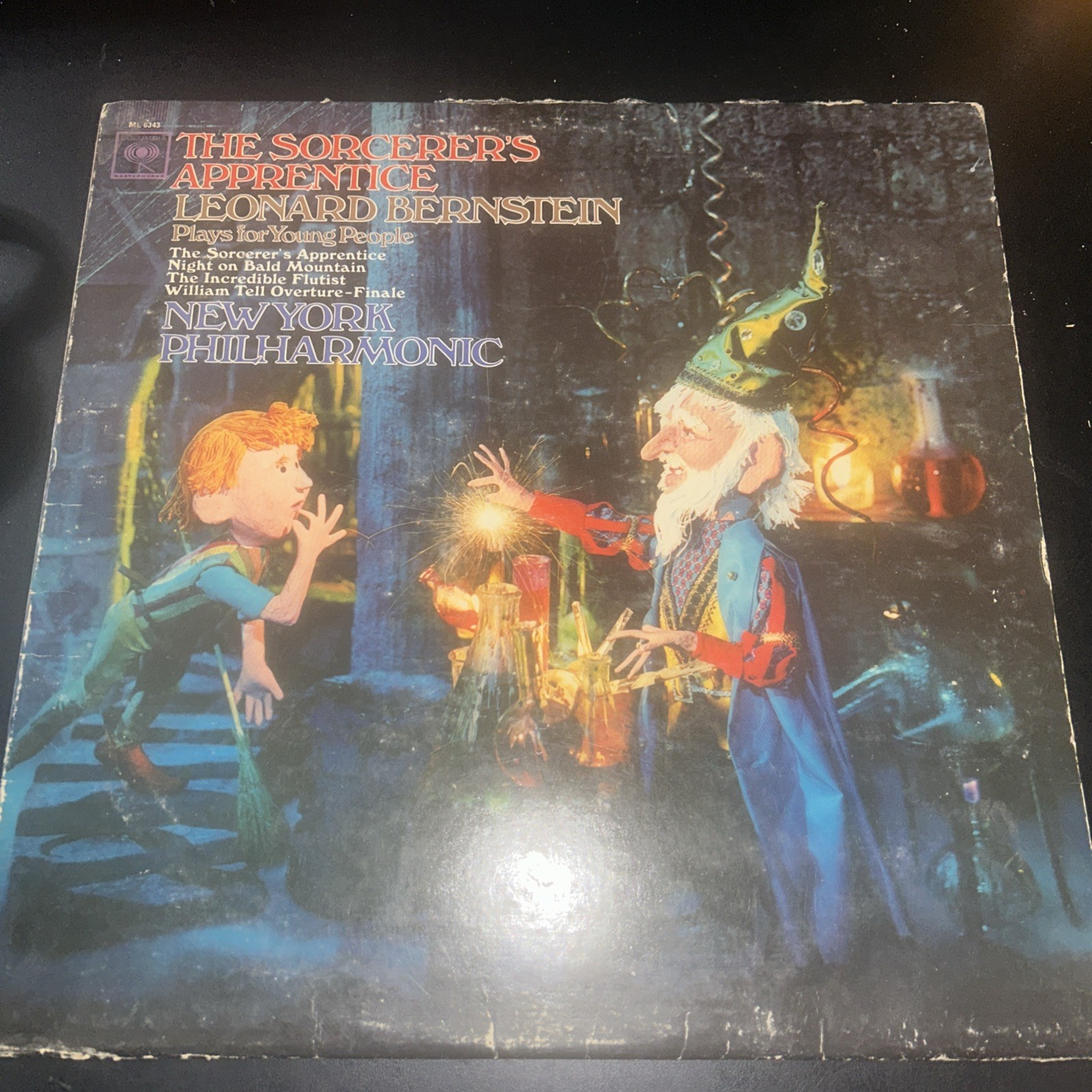 Sorcerer's Apprentice - Bernstein - New York Philharmonic - Col MS 7165 LP