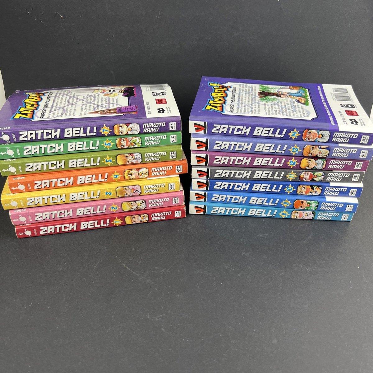 Zatch Bell Manga Inglese Fuori Produzione - LOTTO DI 14 Vol. 1,2,3,4,5,6,7,8,9,10,11,12,13,14