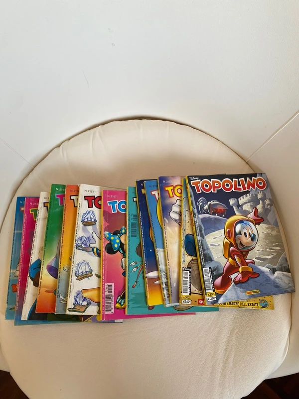 lotto da 14 fumetti topolino