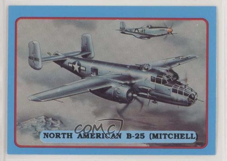 1988 Universe Classic Aircraft North American B-25 (Mitchell) #19 0w6