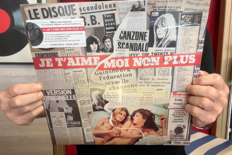 60 eme anniversaire je t aime moi non plus Brigitte bardot 12" maxi 45T vinyl