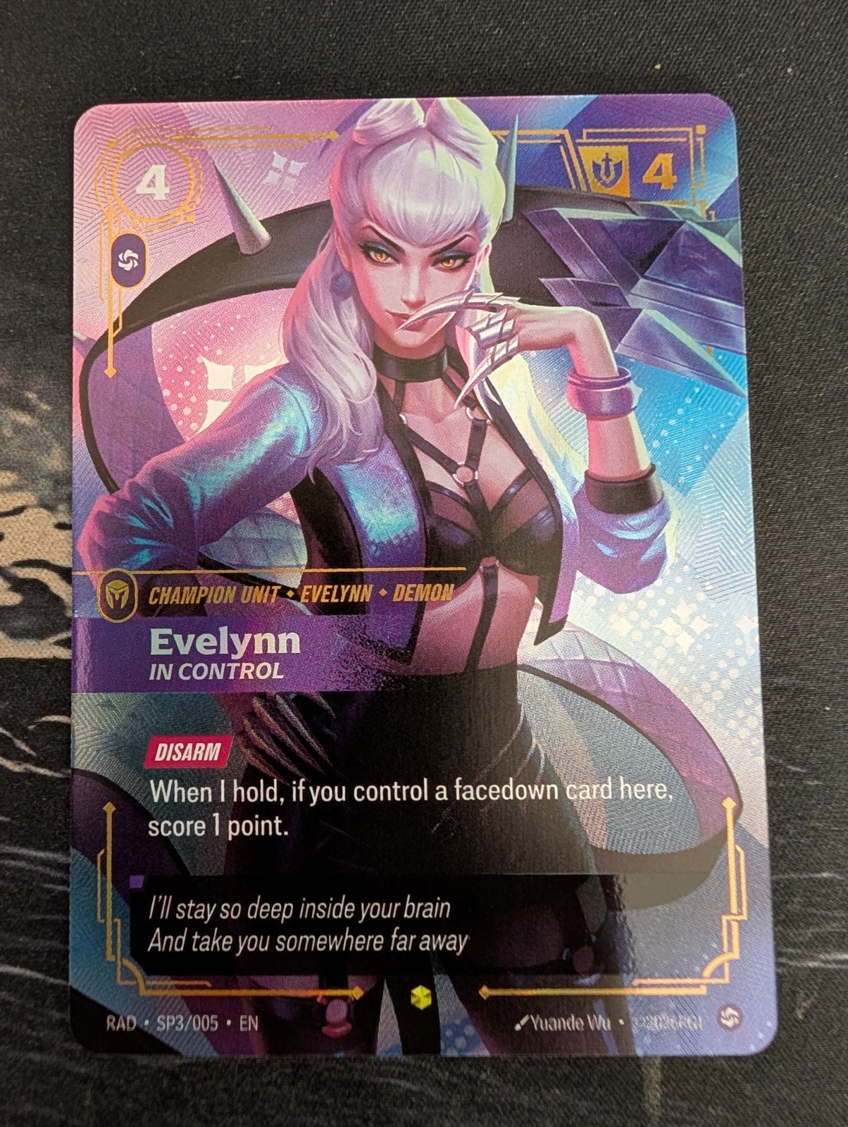 Evelynn, In Control (KD/A Special Art) - Riftbound (Radiance) - RAD SP3/005