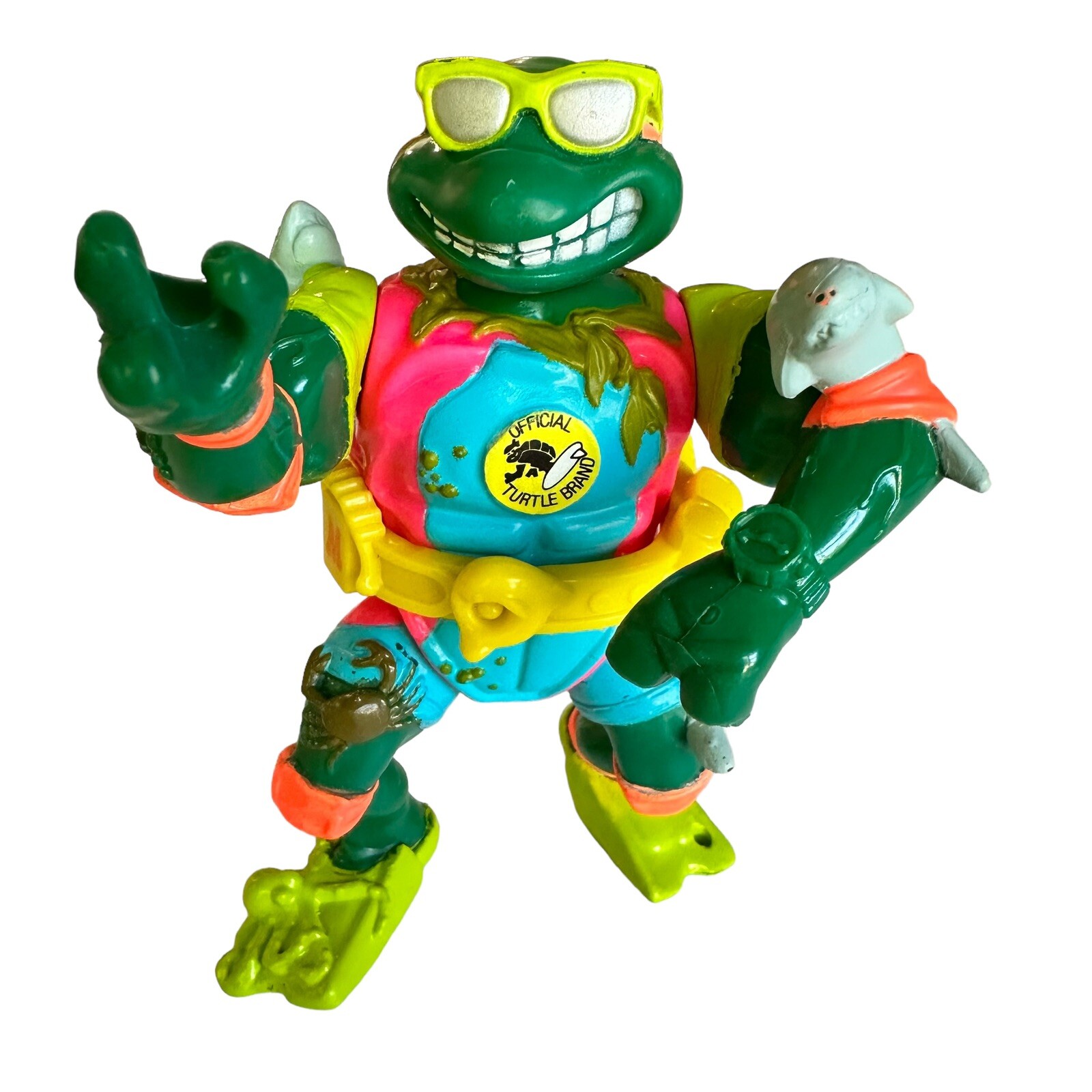 Vintage Modellino Sewer Surfer Mike Teenage Mutant Ninja Turtles 1990 compagni di gioco