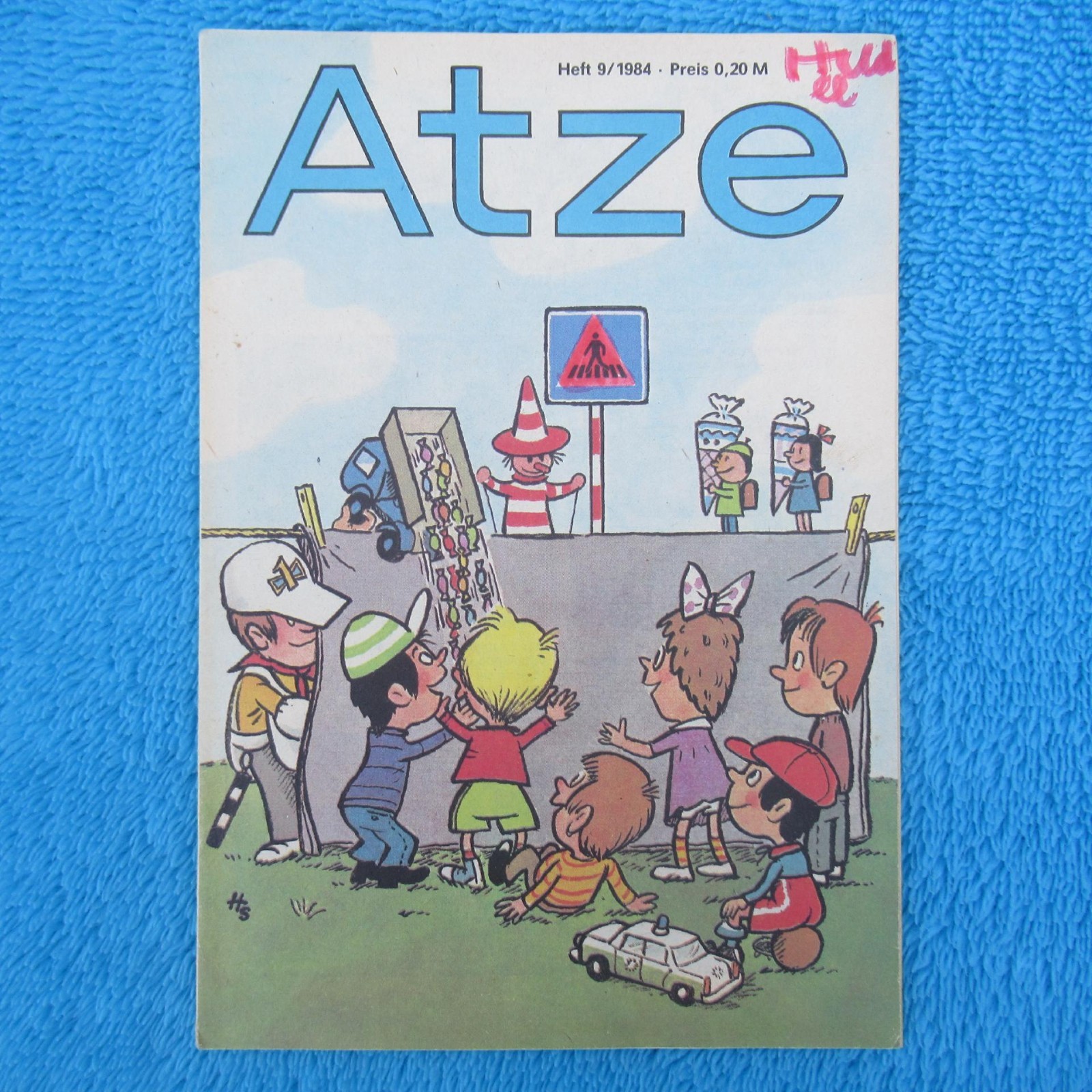 ATZE n. 9 del 1984 Fix und Fax Pats avventura di viaggio Jürgen Kieser DDR Z1