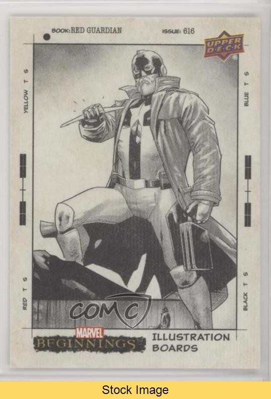 2022 Marvel Beginnings Vol 2 Series 1 Illustration Boards Red Guardian READ 0w6