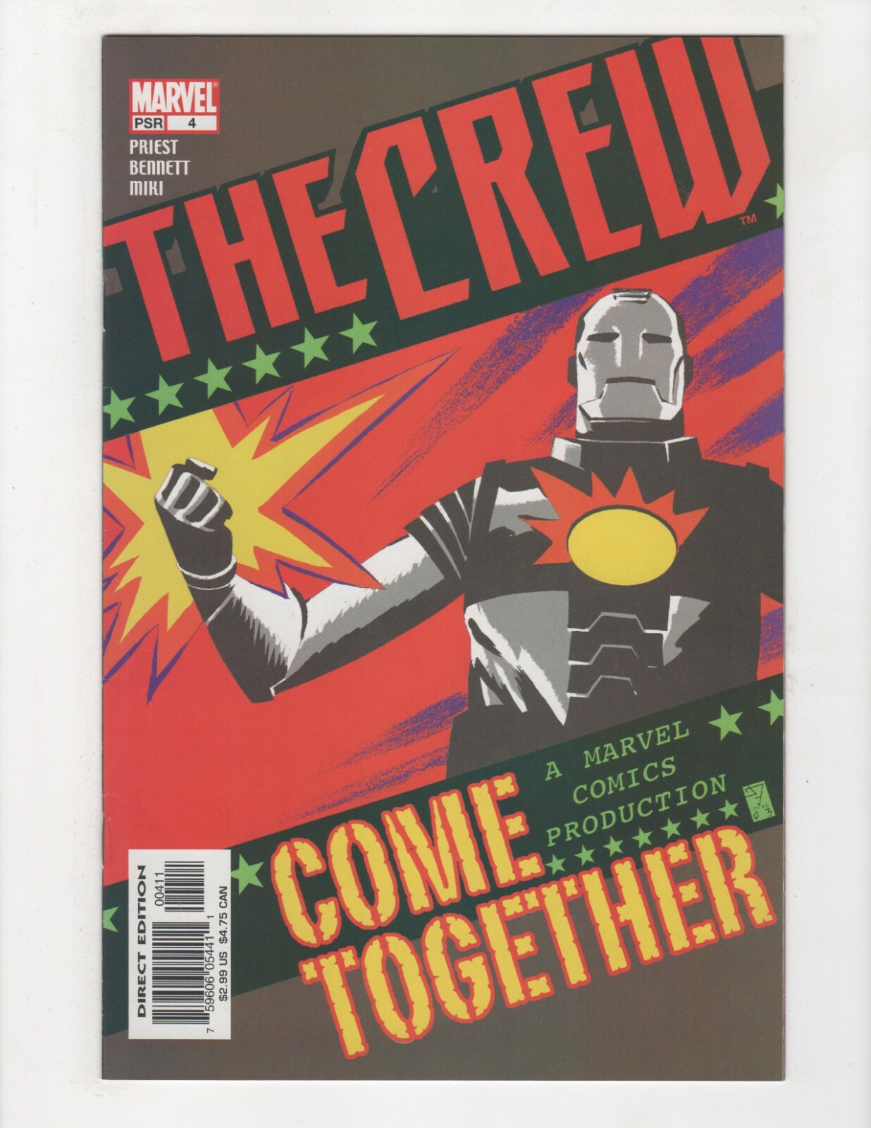 The Crew #4 Josiah X TFATWS VF/NM 2003 Verità Isiah Bradley Capitan America