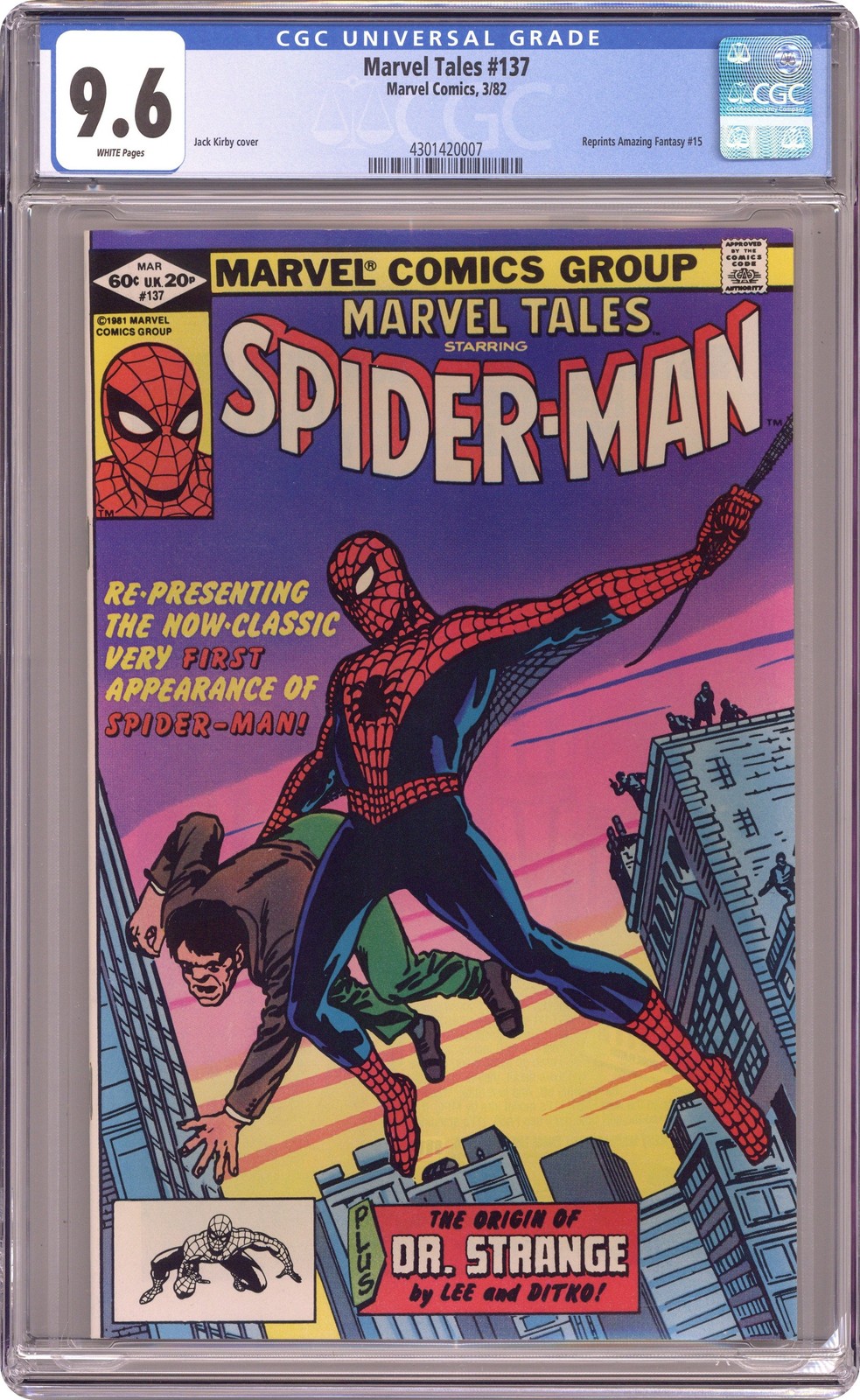 Marvel Tales #137D CGC 9.6 1982 4301420007