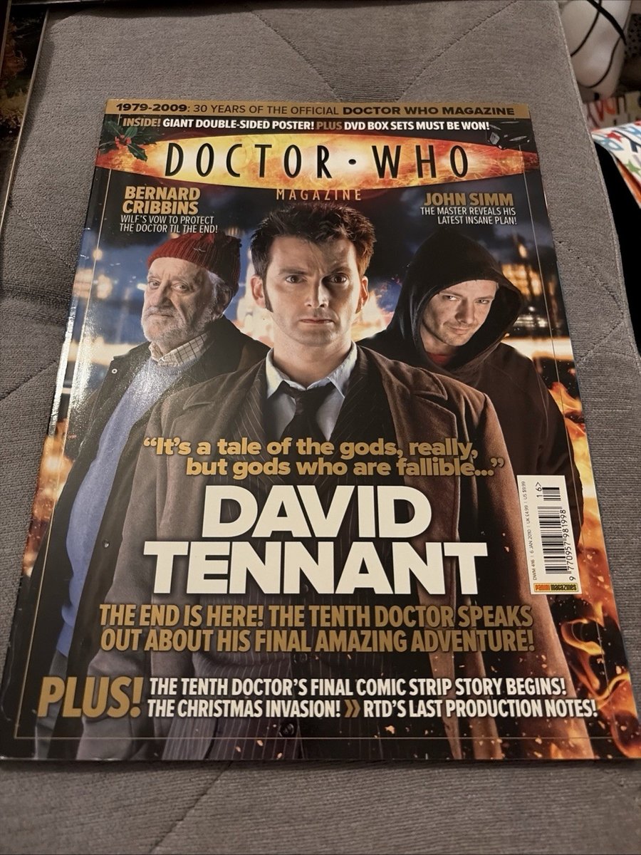 Doctor Who Magazine January 2010 David Tennant Issue No 416