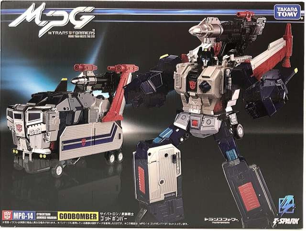 TAKARA TOMY MPG-14 God Bomber Transformers Capolavoro G Usato