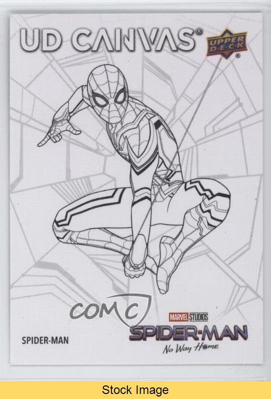 2023 Marvel Studios' No Way Home UD Canvas Spider-Man #C-31 schizzo LEGGI 0p0t