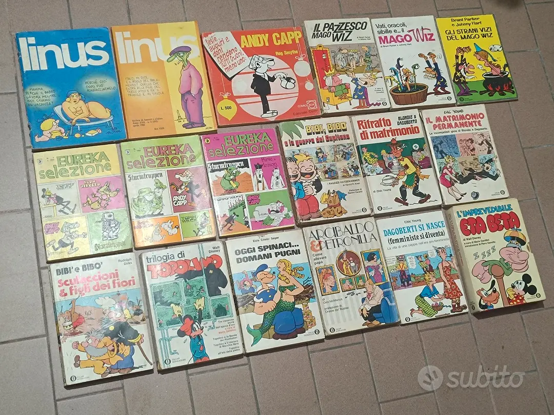 fumetti vintage Linus Andy capp mago viz sturmtrup