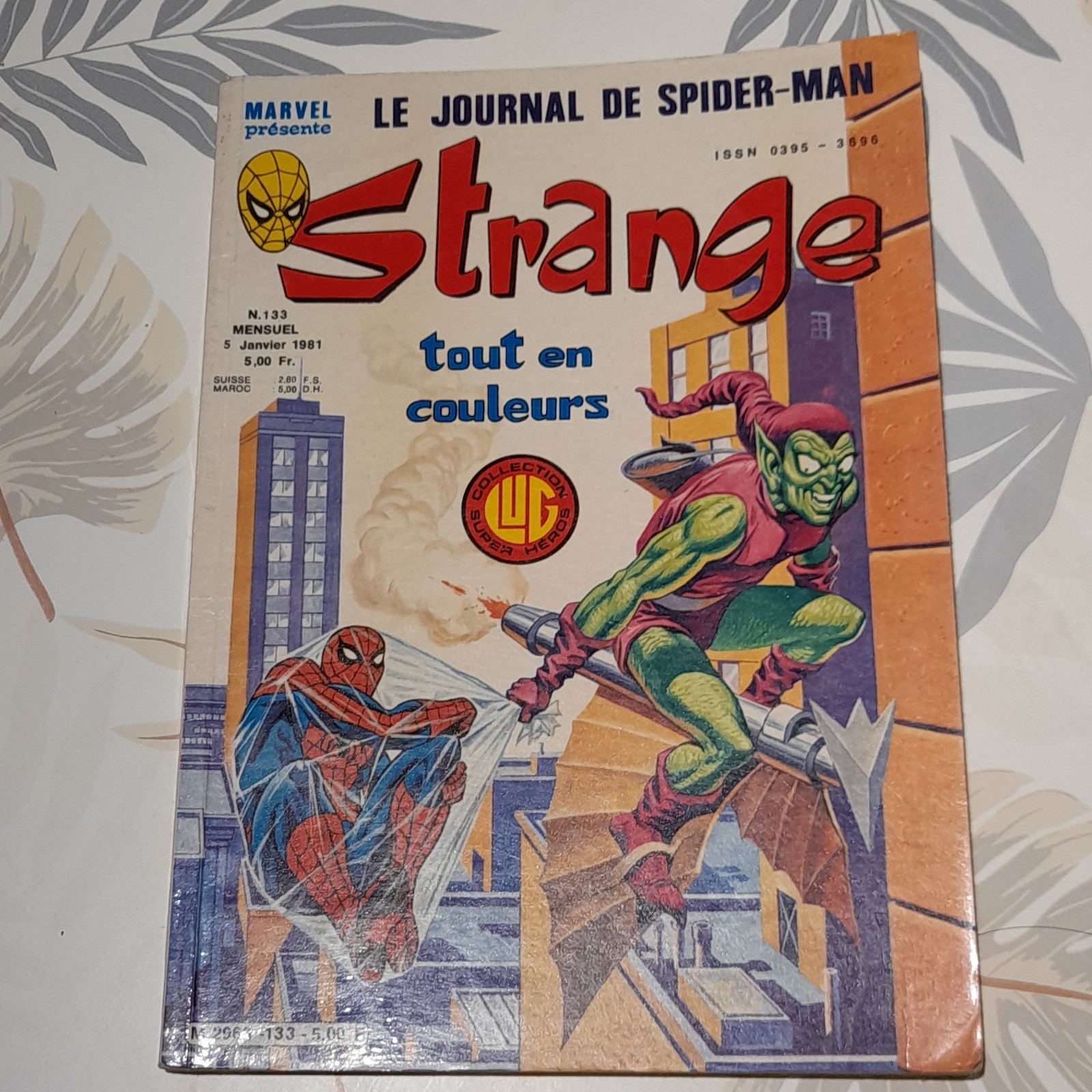 Éditions Lug Strange n°133 1981 Marvel Le Journal de Spider-Man tout en couleurs