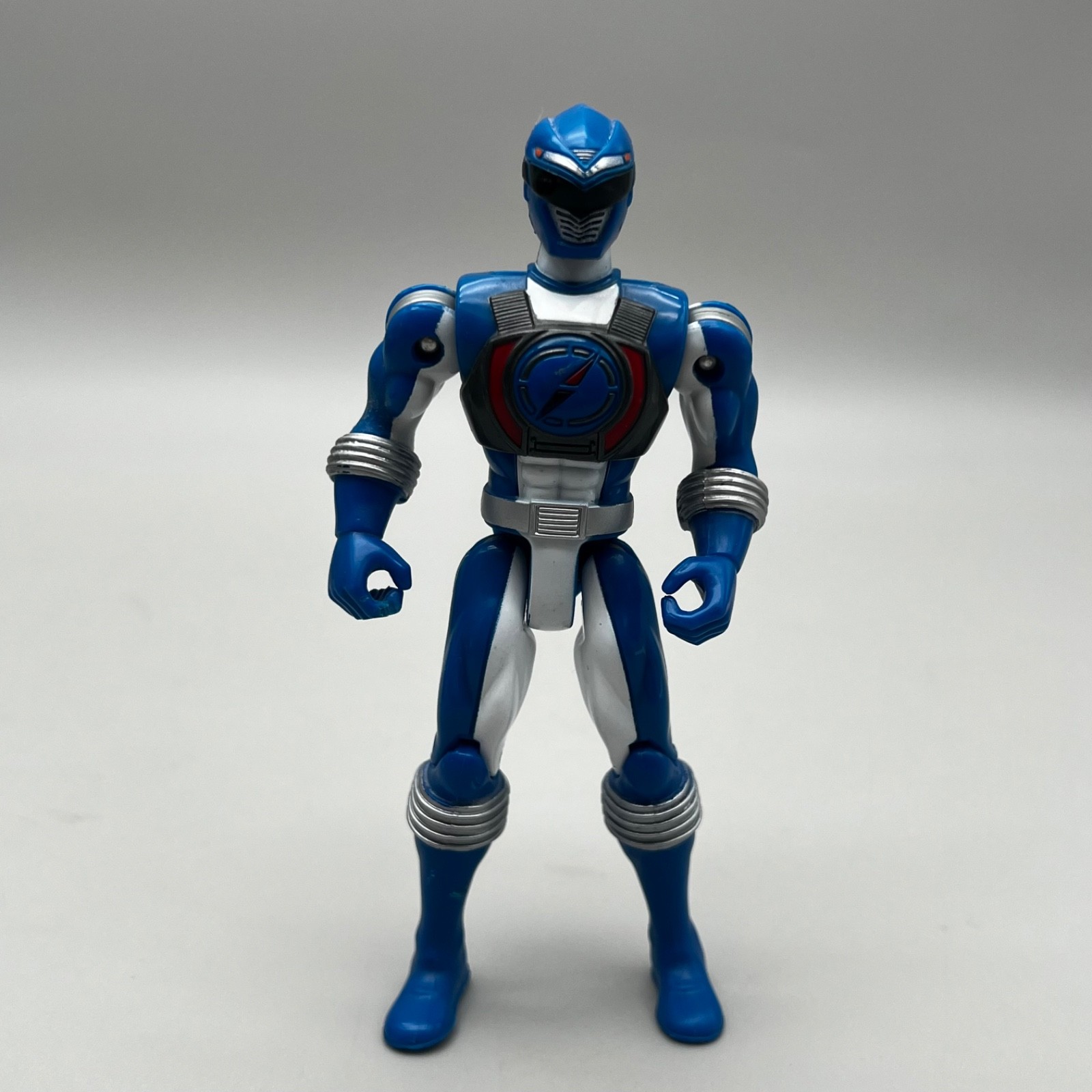 Power Rangers Operazione Overdrive Blue Ranger Modellino Bandai 5,5" R11