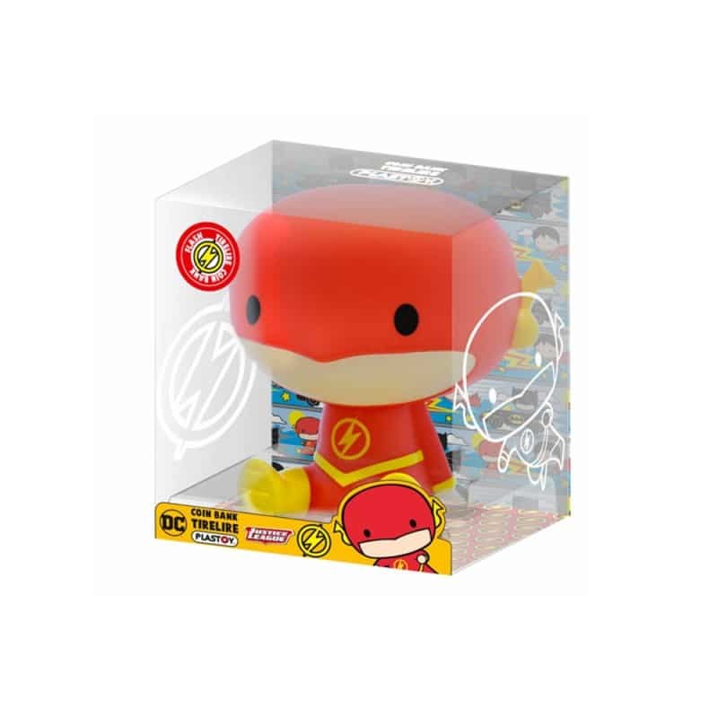 DC Comics Flash Hucha Figura de Colección 16 cm Coleccionable Oficial