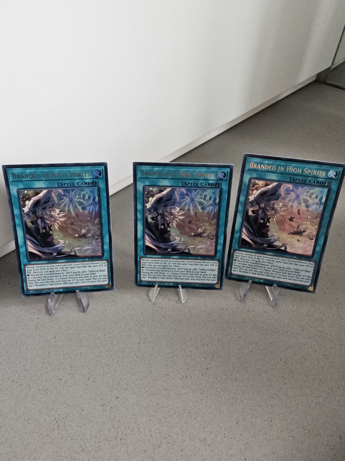 x3 Yu-Gi-Oh! Branded in High Spirits RA05-EN067 Ultra Rare 1st Edition
