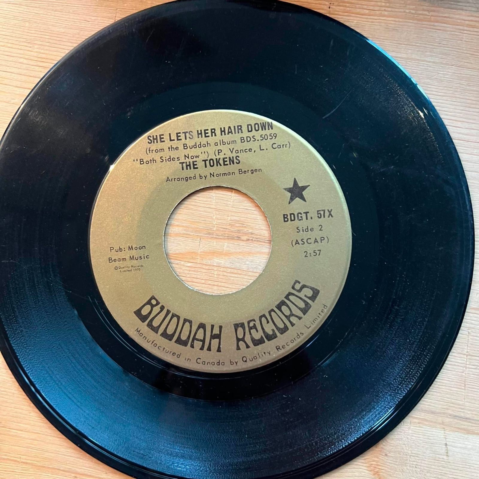 The Tokens - She lets her Hair Down/The Lion Sleeps Tonight 45rpm VG+ R11