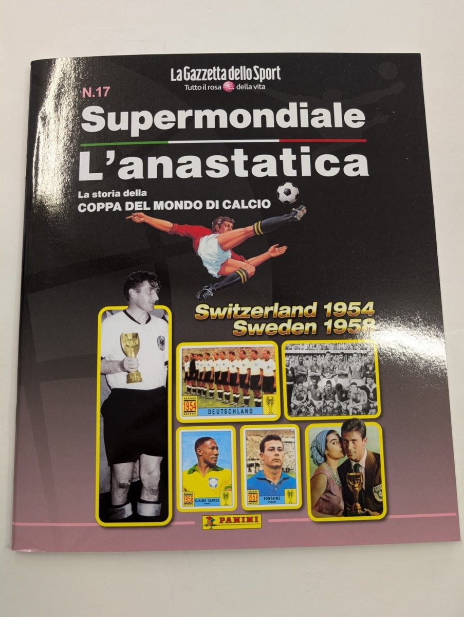 SUPERMONDIALE ANASTATICA N. 17 STORIA COPPA DEL MONDO GAZZETTA OTTOBRE 2026 