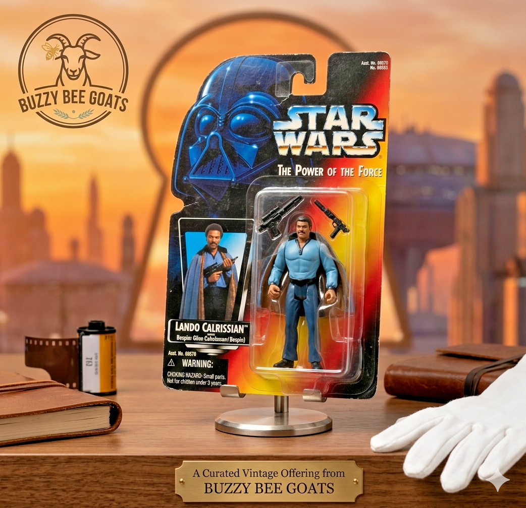 ACTION FIGURE STAR WARS POTF LANDO CALRISSIAN 69583 SIGILLATO NUOVO CON SCATOLA 1995