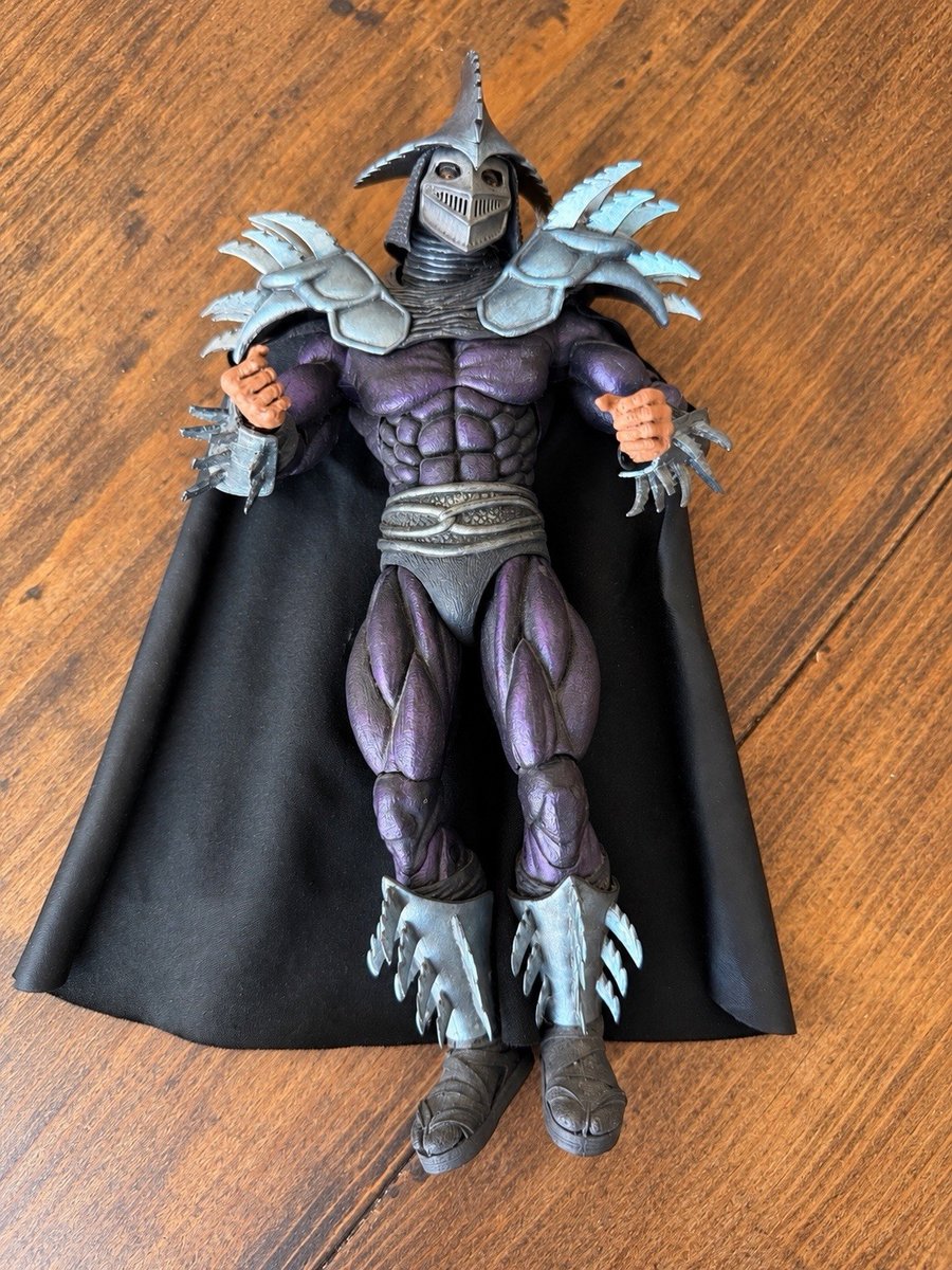 NECA Super Shredder TMNT II Secret of the Ooze 9” Action Figure 2020