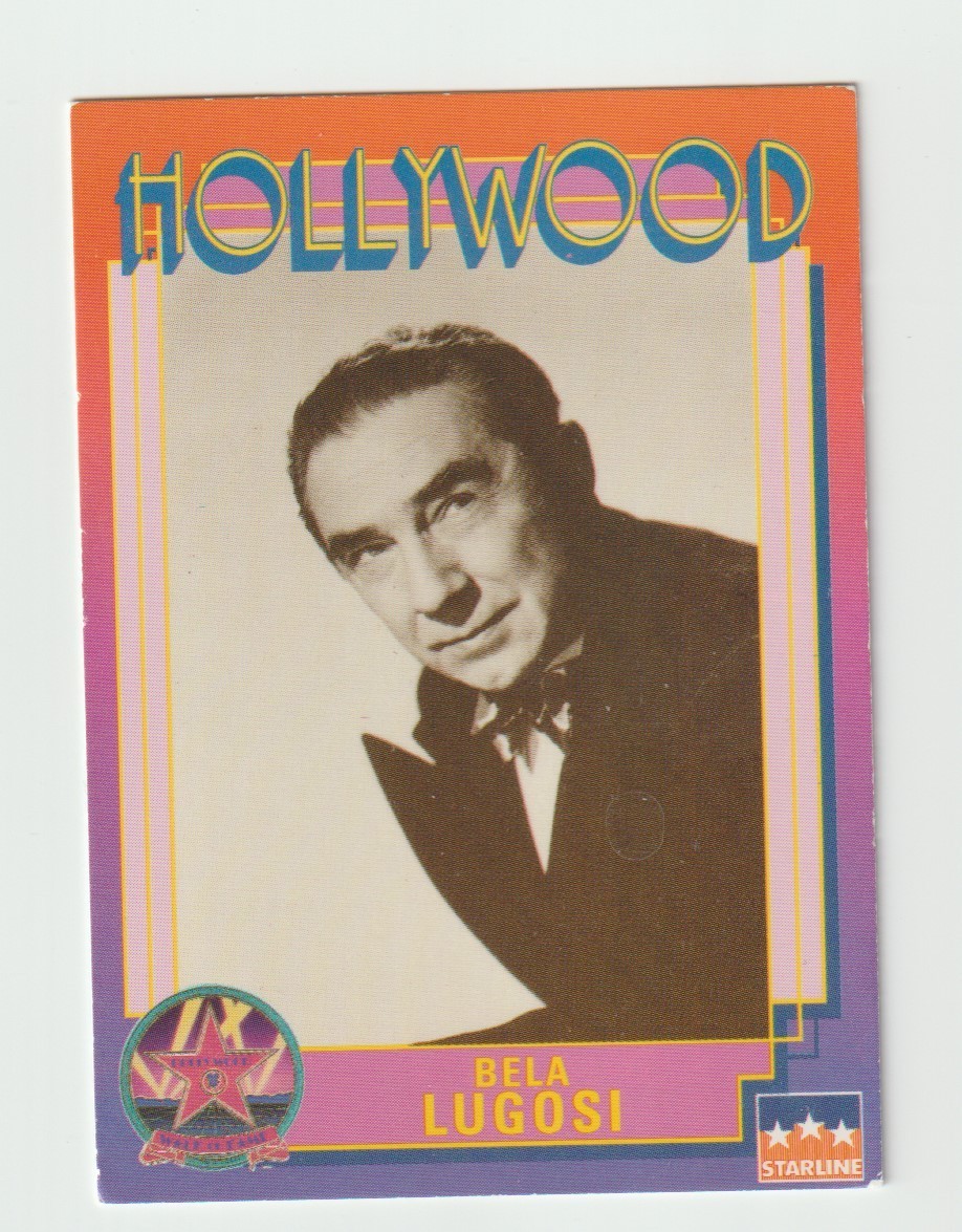 Bela Lugosi 1991 Hollywood Star Card #18 (NM)